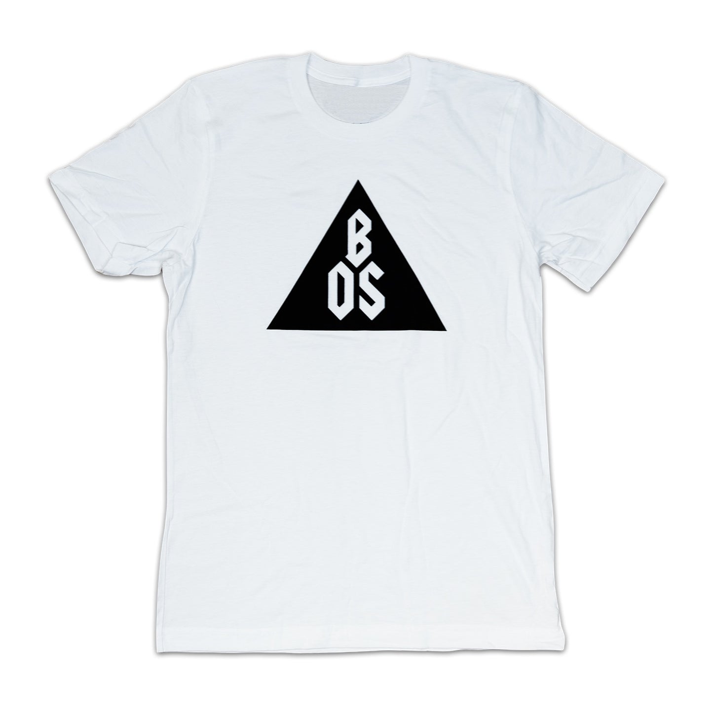 Black Triangle White T-Shirt