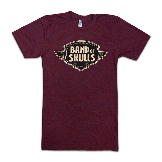 Death By Diamonds And Pearls Red Heather T-Shirt