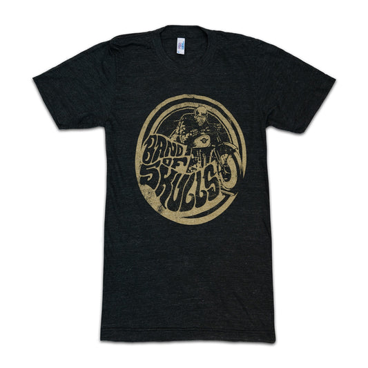 Psych Biker Black & Gold T-Shirt